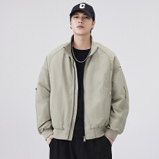 批发美式复古机车立领羽绒服男90鸭绒保暖薄款短款外套2025冬季上衣