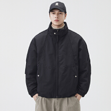 批发立领羽绒服男款冬季2025新款<b class='q'>潮牌</b>高级感轻薄外套男士冬装夹克上衣