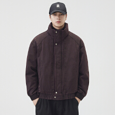 批发2025秋冬<b class='q'>新款</b>羽绒服男复古水洗山系户外上衣美潮高街飞行<b class='q'>夹克</b>外套