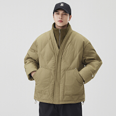 新国标鸭羽绒服男冬季2025新款加厚保暖男士假两件潮牌外套大码