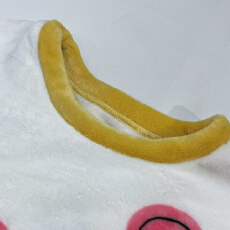 批发KKH 珊瑚绒睡衣女秋冬加绒加厚法兰绒<b class='q'>条纹</b>睡<b class='q'>裙</b>家居服