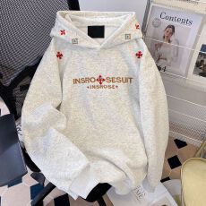 批发实拍 特价不减 原版刺绣 华棉纯棉复合银狐绒420克 美式<b class='q'>连帽卫衣</b>