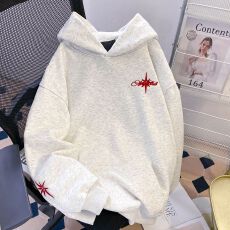 批发实拍 特价 原版刺绣 薄款/加绒 华棉纯棉复合 美式高街连帽<b class='q'>卫衣</b>