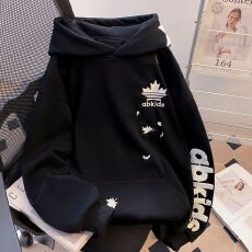 批发实拍 特价 原版刺绣 薄款/加绒【华棉纯棉复合】复古枫叶刺绣<b class='q'>卫衣</b>