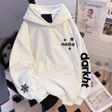 批发实拍 特价 原版刺绣 薄款/加绒【华棉纯棉复合】美式雪花字母<b class='q'>卫衣</b>