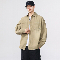 批发浪迹者2025新款长袖衬衣日系潮牌<b class='q'>流行</b>男装