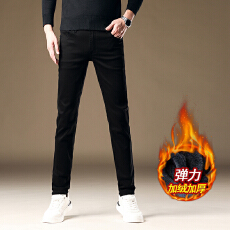 男士牛仔裤长裤秋冬新款直筒修身百搭气质商务亲肤舒适2025年