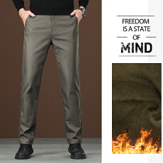 批发男士<b class='q'>休闲</b>裤长裤秋冬加绒加厚新款直筒修身百搭气质<b class='q'>商务</b>亲肤2025年