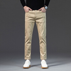 批发2025年爆款秋<b class='q'>冬</b>男士牛仔裤九分裤直筒修身百搭商务潮流高端气质裤