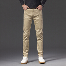 批发2025年爆款春秋男士牛仔裤长裤直筒修身百搭<b class='q'>商务</b>潮流高端气质长裤