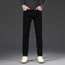 批发2025年爆款春秋男士牛仔裤长裤直筒修身百搭<b class='q'>商务</b>潮流高端气质长裤