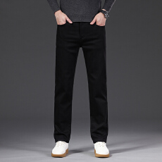 批发2025年爆款春秋男士牛仔裤长裤直筒修身百搭<b class='q'>商务</b>潮流高端气质长裤
