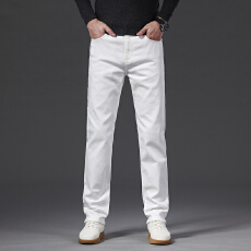 批发2025年爆款春秋男士牛仔裤长裤直筒修身百搭<b class='q'>商务</b>潮流高端气质长裤