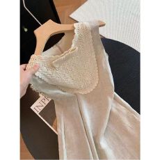 批发连衣裙子女装气质小香风夏季高端<b class='q'>雪纺</b>2025新款剪标小个子<b class='q'>无袖</b><b class='q'>背心</b>