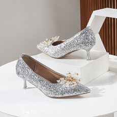 批发2026大码欧美外贸新款时尚<b class='q'>性感</b>高跟细跟百搭女士单鞋