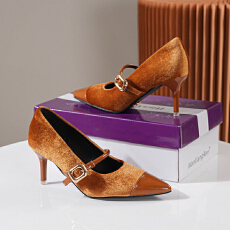 批发2026欧美外贸新款跨境时尚细跟<b class='q'>性感</b>高跟细跟百搭女士单鞋35-44码