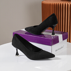 批发2026欧美外贸新款时尚细跟<b class='q'>性感</b>高跟细跟百搭女士单鞋35-44码