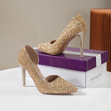 批发2026欧美外贸新款时尚跨境鞋性感超高跟细跟百搭女士单鞋