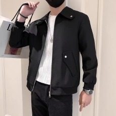 批发复合双层夹克外套新款休闲连帽冲锋衣男士潮流软壳户春秋外服外套