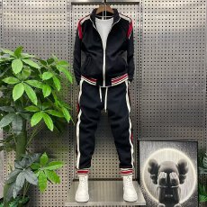 批发<b class='q'>春</b>秋季运动套装套装休闲时尚男女同款百搭潮流两件套2025新款套装