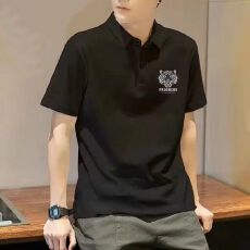批发虎头夏季POLO短袖潮牌翻领休闲2026男女新款简约T恤舒适透气