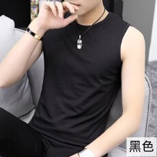 批发2026薄款夏季新品青少年港风潮流无袖短袖流行简约百搭男背心坎肩