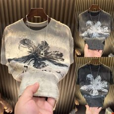 短袖t恤男潮牌夏季轻奢短袖2026年新款网红潮流ins简约印花上衣