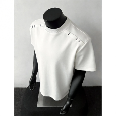 批发设计感解构拼接短袖T恤男痞帅百搭款半袖体恤2026新款夏季上衣潮