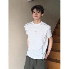 轻奢舒适t恤男夏季薄款跑步运动短袖凉感透气吸汗健身半截袖