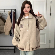 批发原版面料做工美式复古棒球服外套欧美街头oversize宽松夹克潮牌
