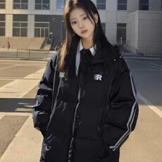 批发<b class='q'>中长款</b>羽绒棉衣棉服女2025冬季新款过膝学生宽松大码加厚棉袄外套