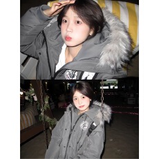 批发高品质）服棉服<b class='q'>外套</b>女2025新款宽松工装棉衣冬季加厚棉袄