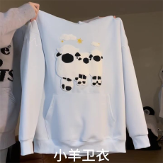 批发（80件起做，包工包料，七天出货）毛巾绣 卫衣女