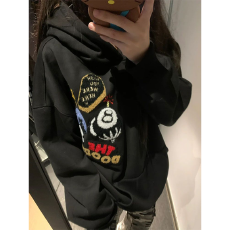 批发（80件起做，包工包料，七天出货）毛巾绣 卫衣女