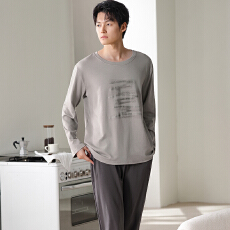 批发卡馨 2025秋冬季男士睡衣纯棉套头宽松大码中青年家居服L-4XL