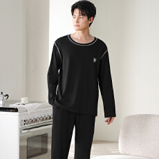 批发卡馨 2025秋冬季男士睡衣纯棉套头宽松大码中青年家居服L-4XL