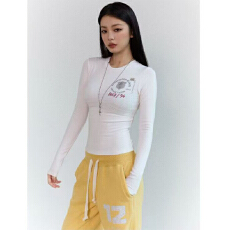 批发【220克40支92%棉+8%氨纶】修身显瘦正肩长袖t恤春秋<b class='q'>打底</b>衫高级感