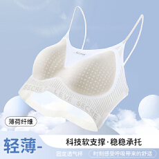 批发夏季新款凉感透气内衣女聚拢上托提拉美背防下垂无痕文胸罩背心女