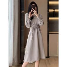 批发同款<b class='q'>明星</b>针织<b class='q'>连衣裙</b>新款抽绳