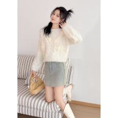 批发重工立体花朵装饰毛衣女秋冬新款<b class='q'>甜美</b>减龄软糯保暖漂亮针织衫上衣