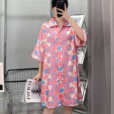 批发11花型<b class='q'>夏</b>季睡裙睡衣女华尔棉韩版ins新款短袖家居服学生可外穿
