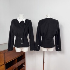 批发实物实拍 慢调巴黎 冬季套装<b class='q'>女</b><b class='q'>西装外套</b>+吊带背心+<b class='q'>半</b>身裙三件套