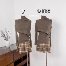 批发实物实拍 高领<b class='q'>毛衣</b>女款<b class='q'>新款</b>冬季可外穿内搭上衣慵懒高级感针织衫