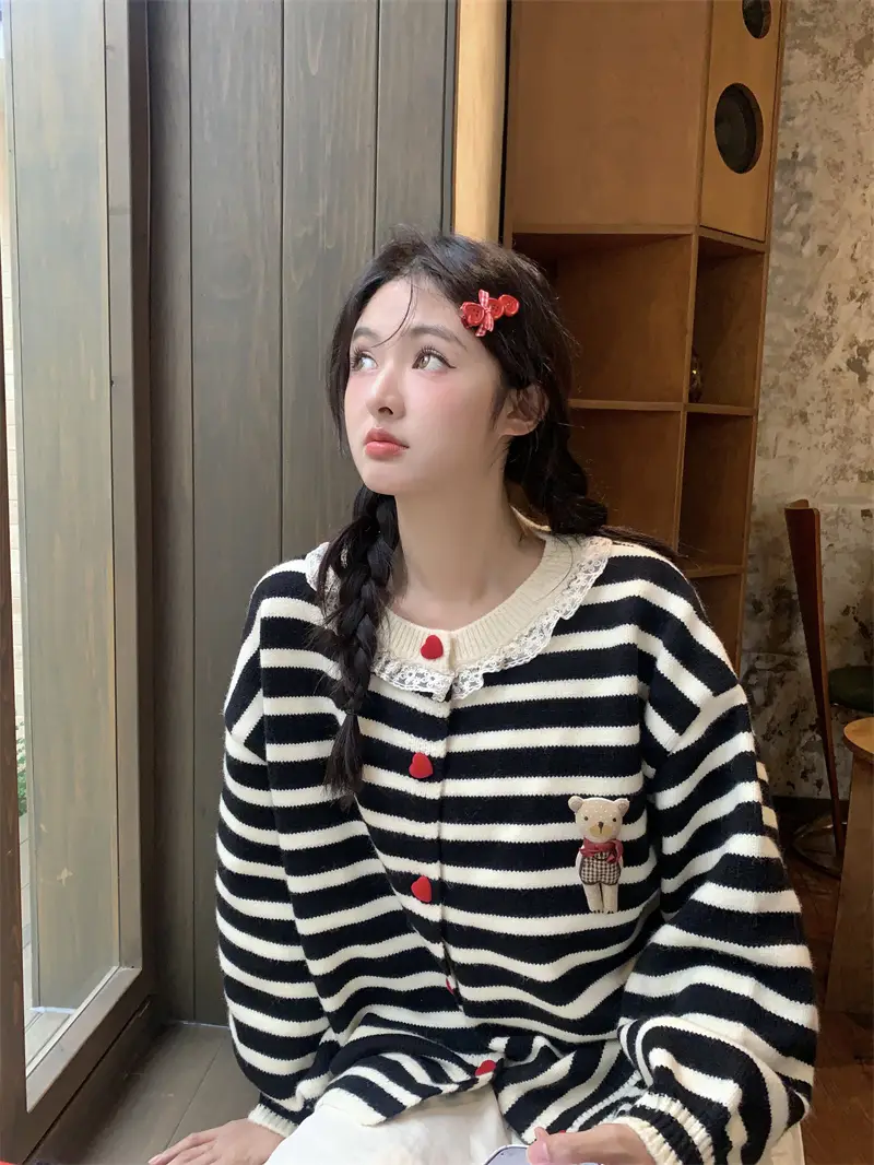 한국인기 러블리 레이스 가디건 상세 이미지 1