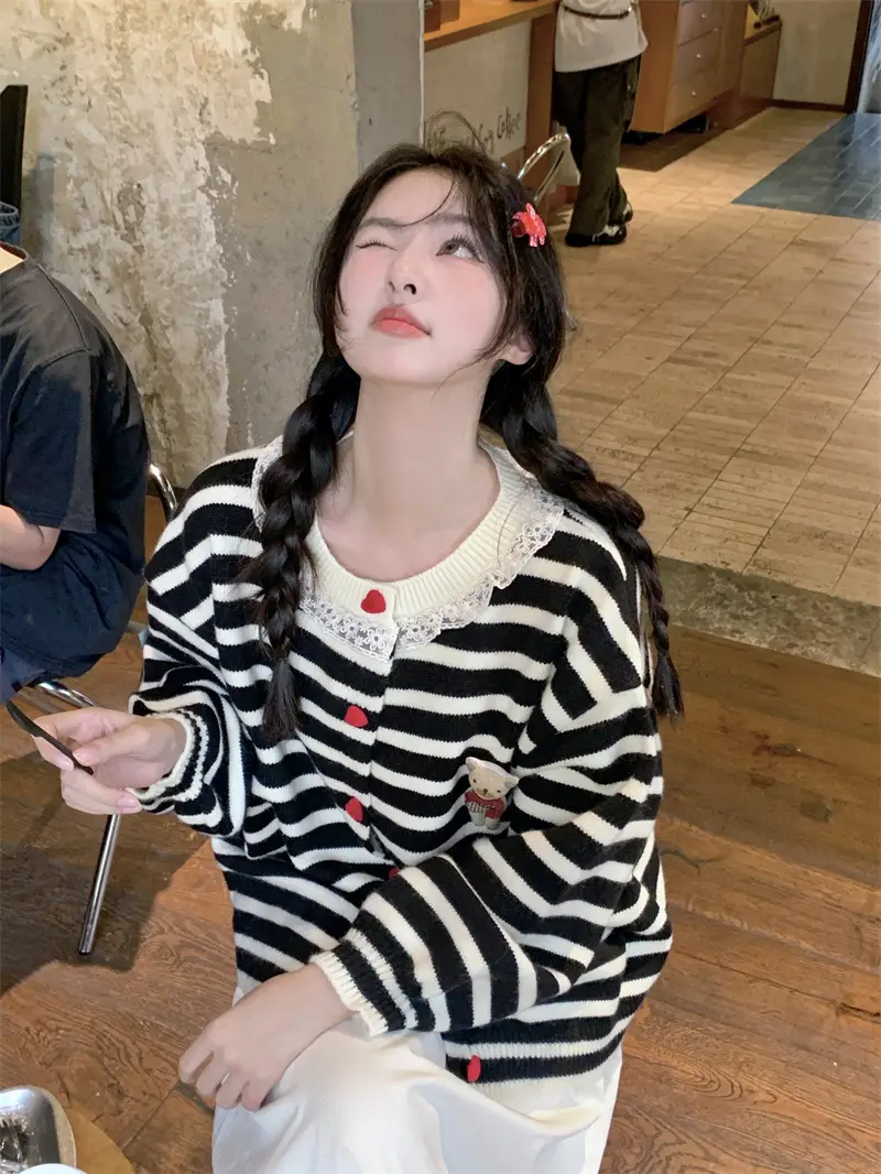 한국인기 러블리 레이스 가디건 상세 이미지 5