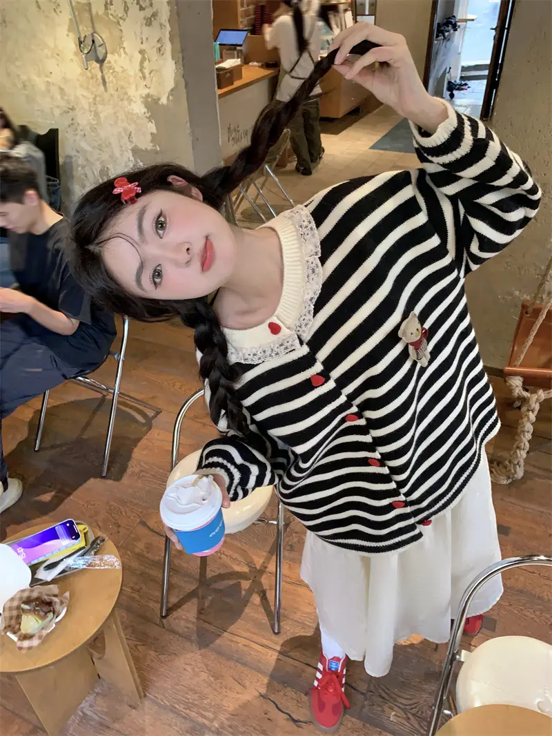 한국인기 러블리 레이스 가디건 상세 이미지 2