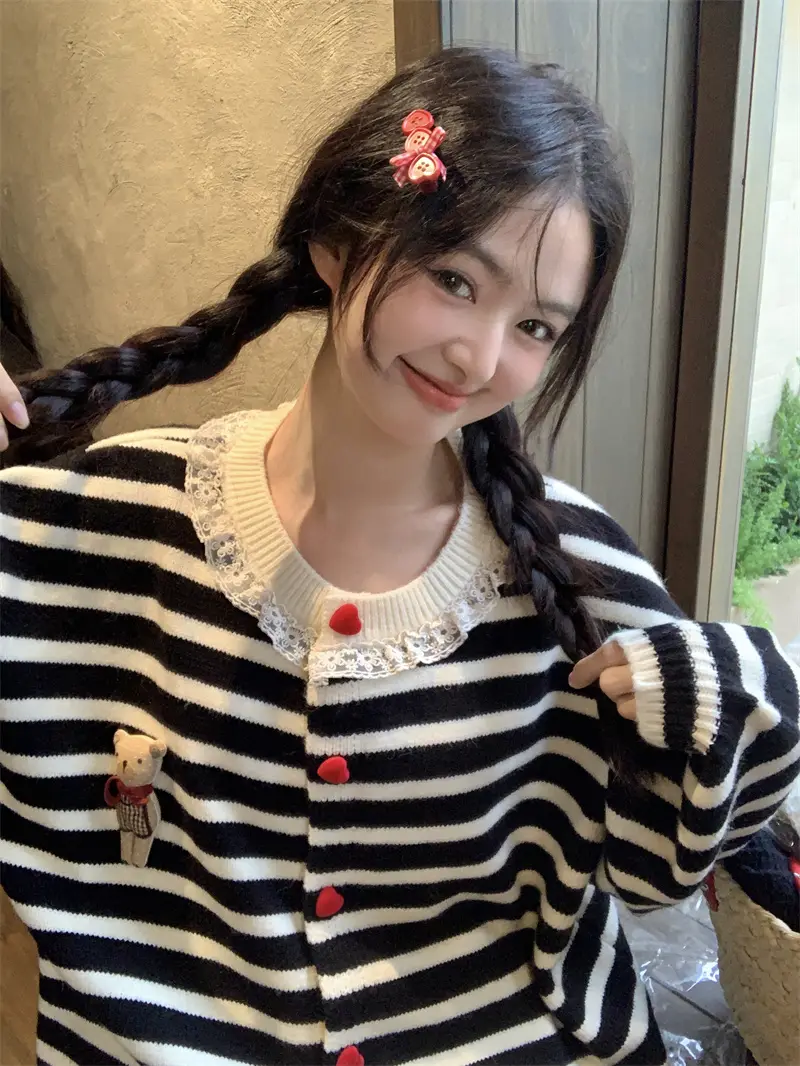 한국인기 러블리 레이스 가디건 상세 이미지 11
