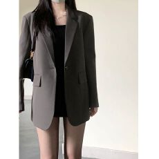 批发高级感气质西装外套女装2025春季新款小个子宽松显瘦休闲西服上衣
