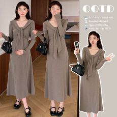 批发<b class='q'>连衣裙</b>秋冬2025新款法式高级感纯欲辣妈修身打底长裙春秋