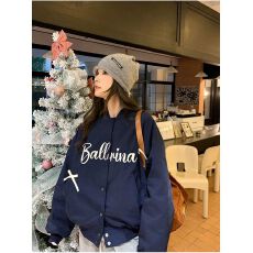 批发有内里 女春秋2025新款美式学院风甜酷减龄夹克上衣